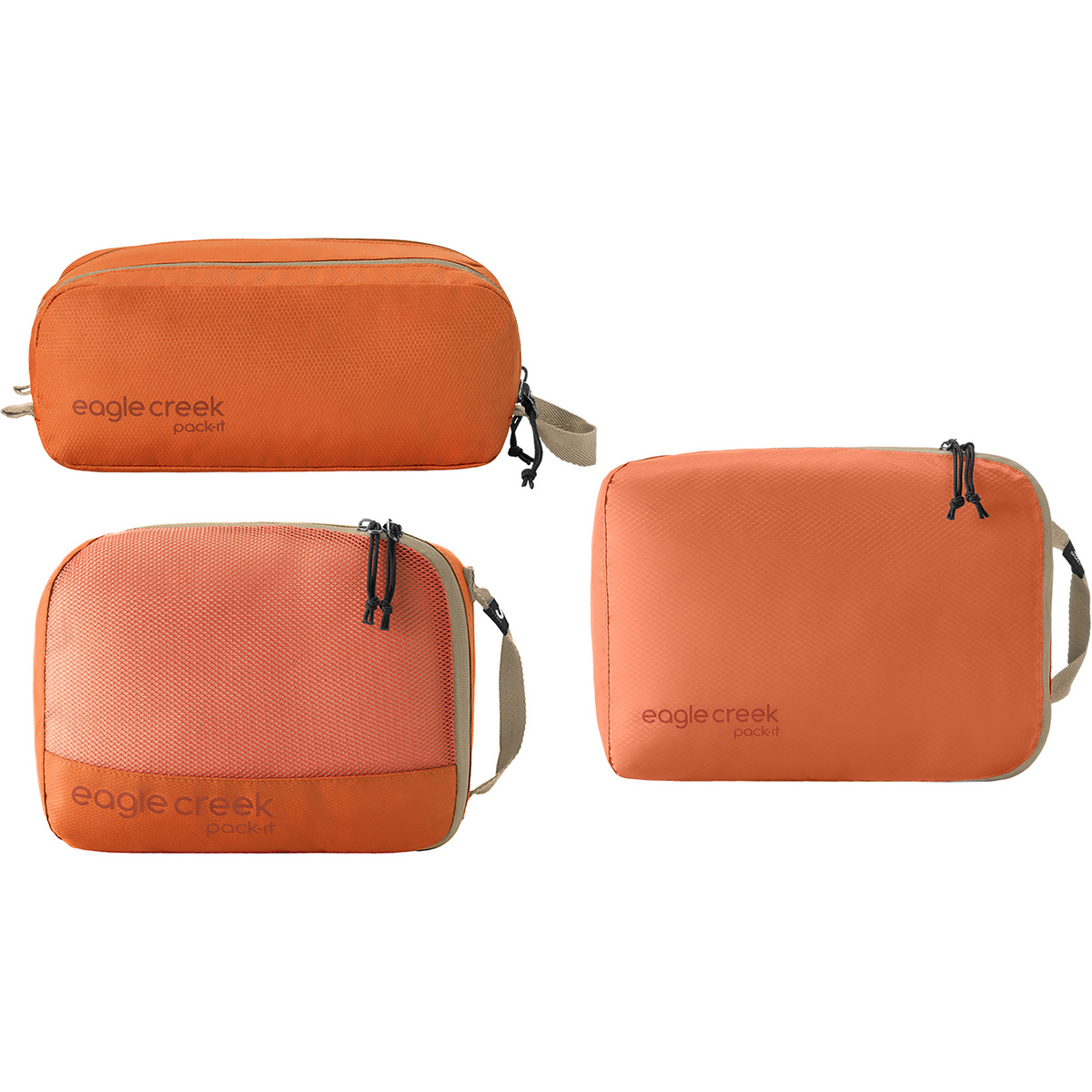 Eagle Creek Pack-It Overnight Packtasche Set (Größe 5L, orange)