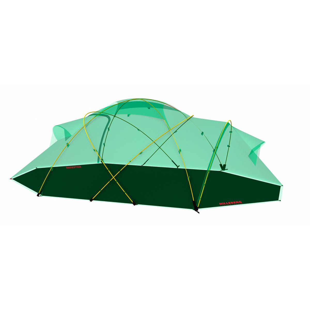 Hilleberg Tapis de sol de la tente Saivo 4 (taille One Size, Noir)