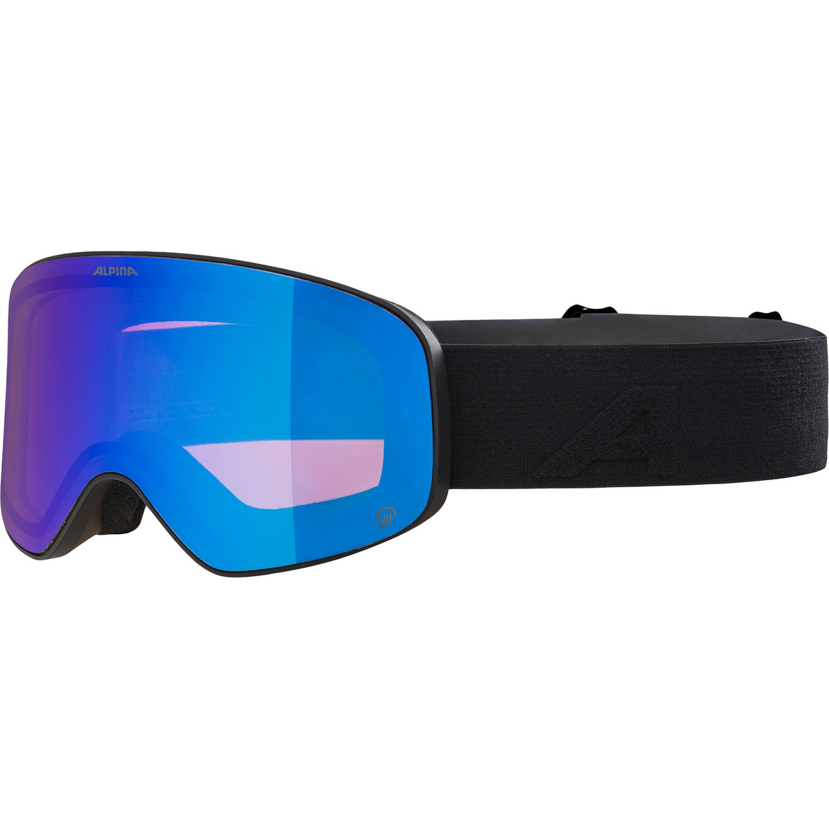 Alpina Occhiali da sci Ladis Q (Taglia One Size, Nero)