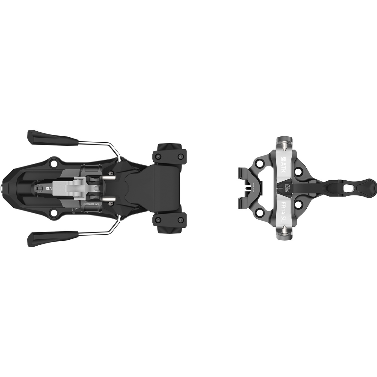 ATK Bindings Fixation de ski de randonnée Freeraider 14 SL (taille 97mm, Noir)