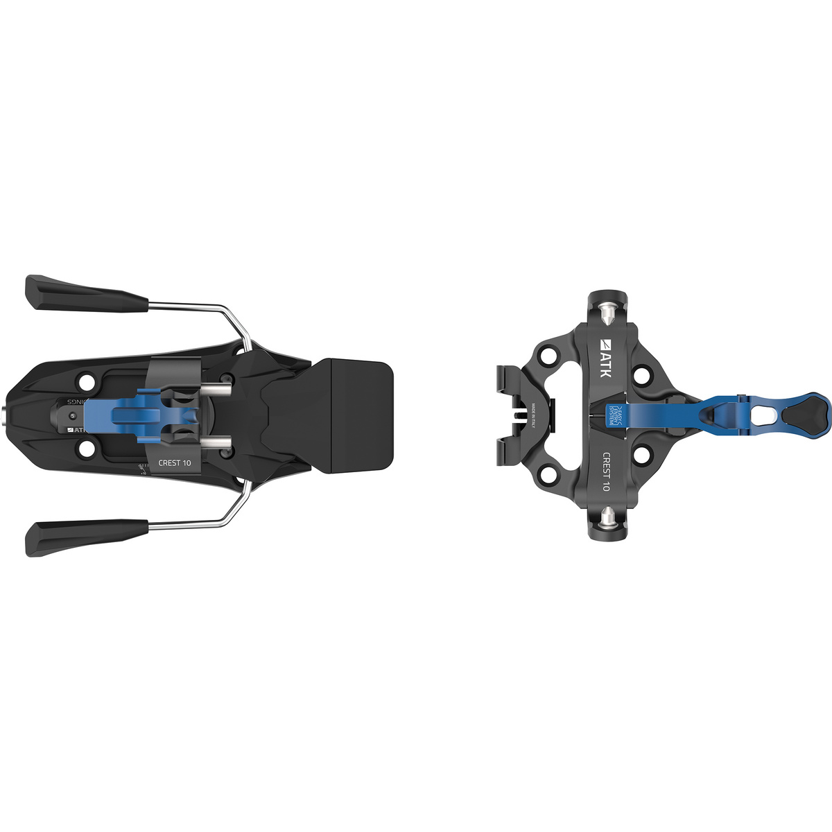 ATK Bindings Fixation de ski de randonnée Crest 10 (taille 86mm, Bleu)