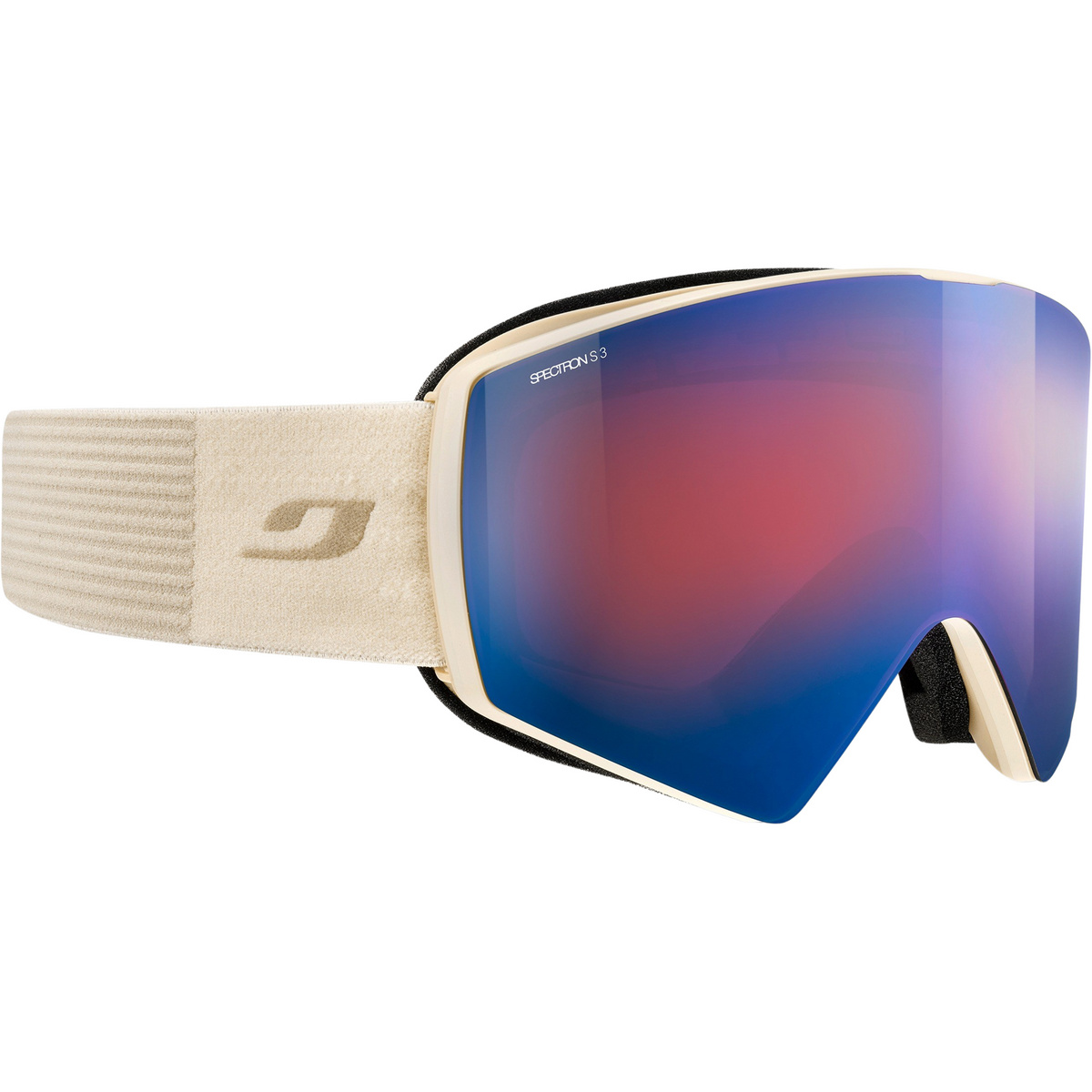 Julbo Herren Razor Edge Spectron3 Skibrille (Größe One Size, beige)