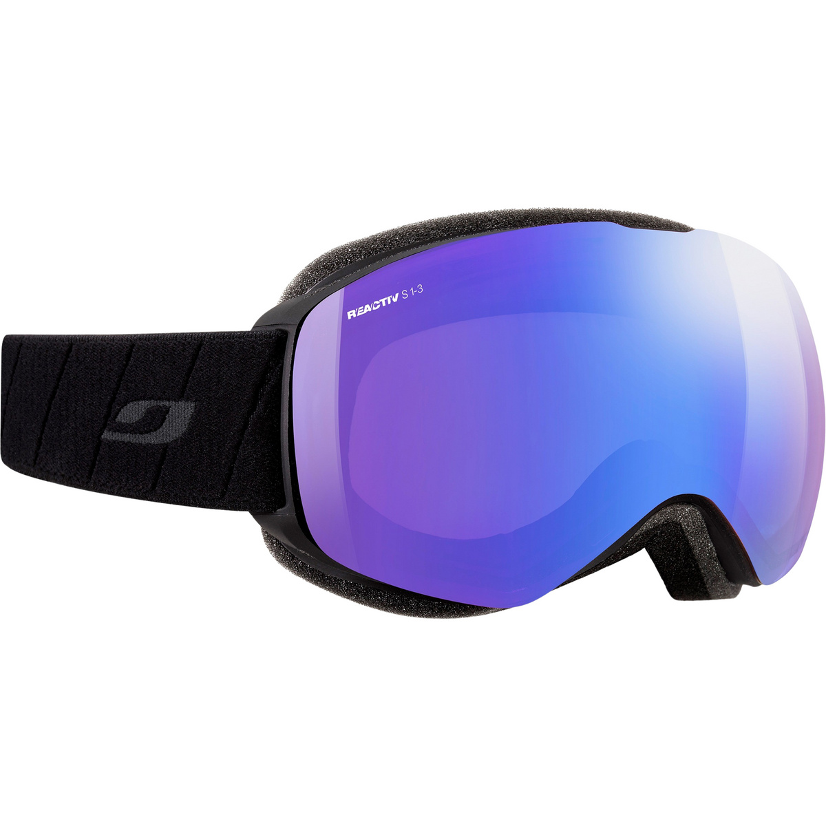 Julbo Proxima Reactiv 1-3 High Contrast Skibrille (Größe One Size, schwarz)