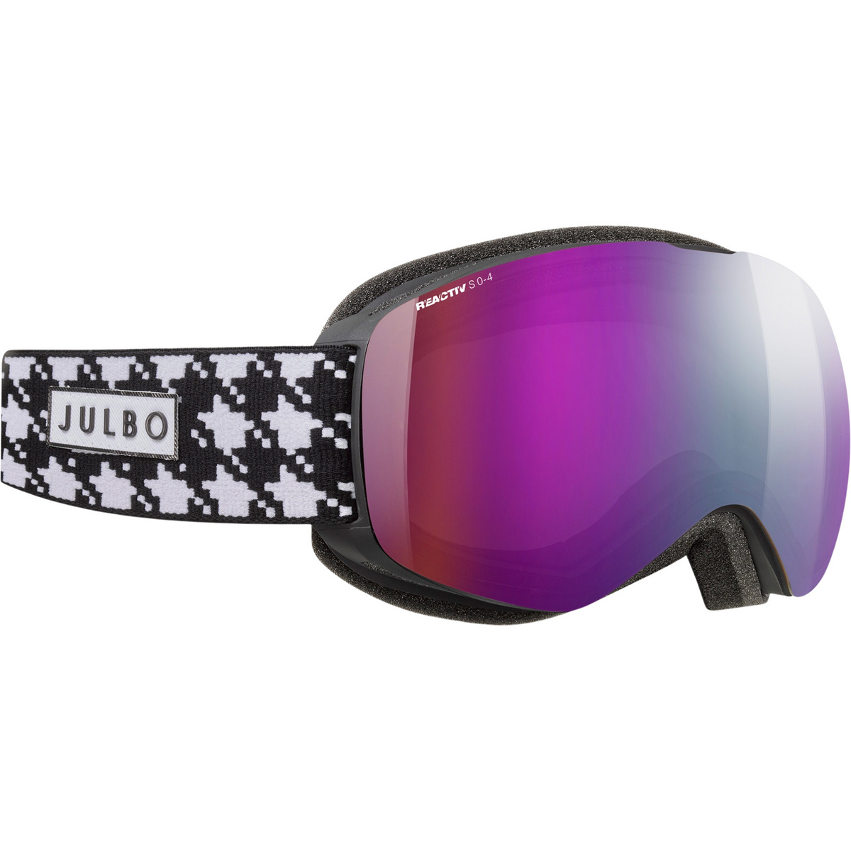Julbo Lunettes de ski Proxima Reactiv 0-4 High Contrast (taille M, Noir)
