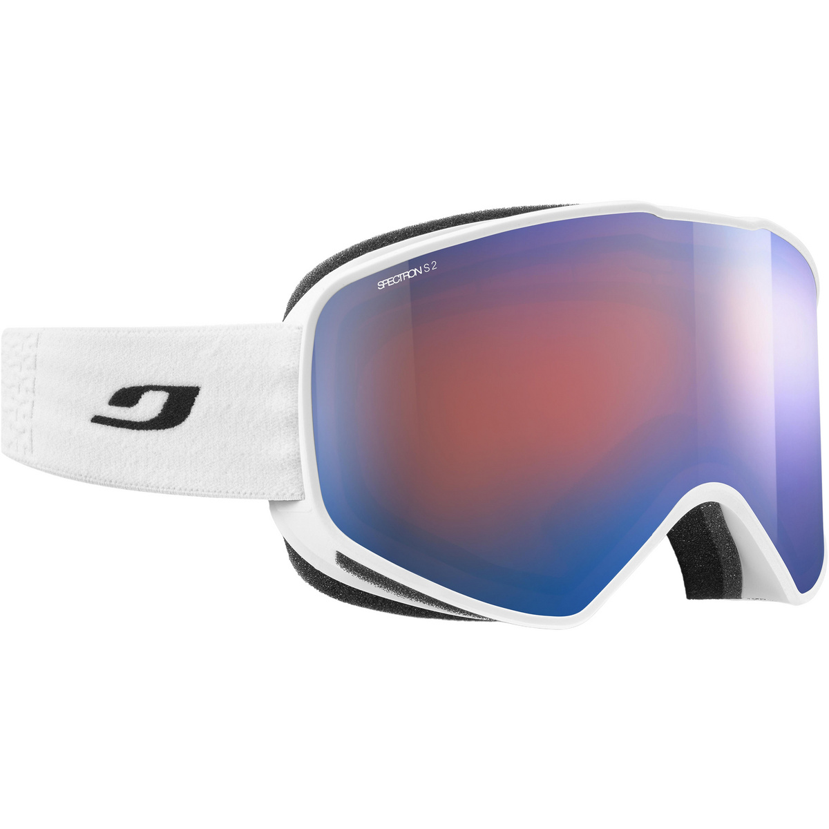 Julbo Occhiali da sci Cyclon Spectron2 (Taglia One Size, Bianco)