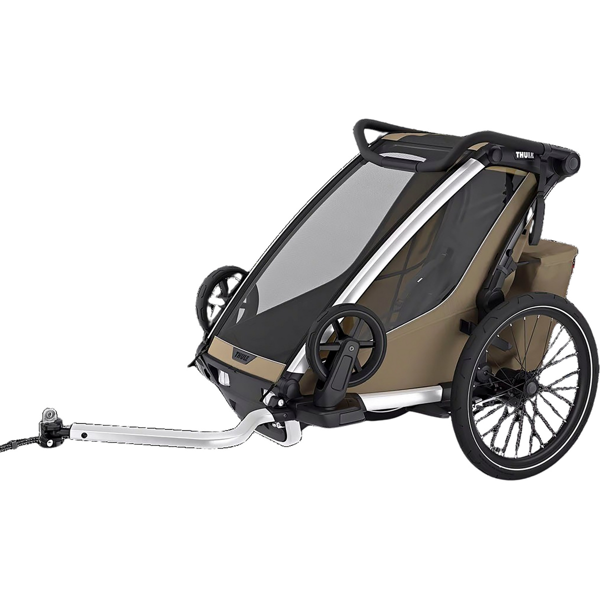 Thule Chariot Cross 2 Single remorque pour enfants (taille One Size, Vert)