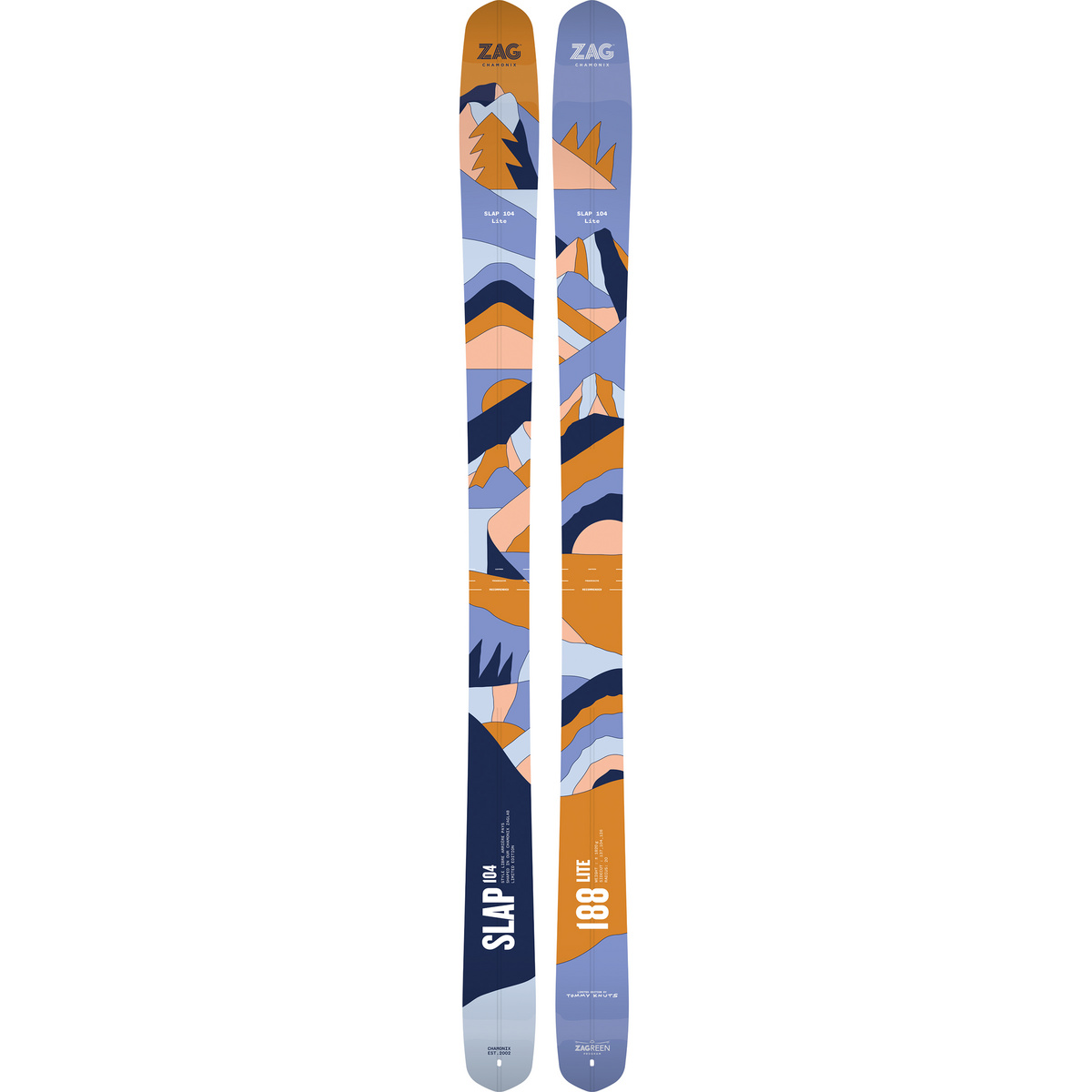 Image of ZAG skis Sci da freeride 24/25 Slap 104 Lite