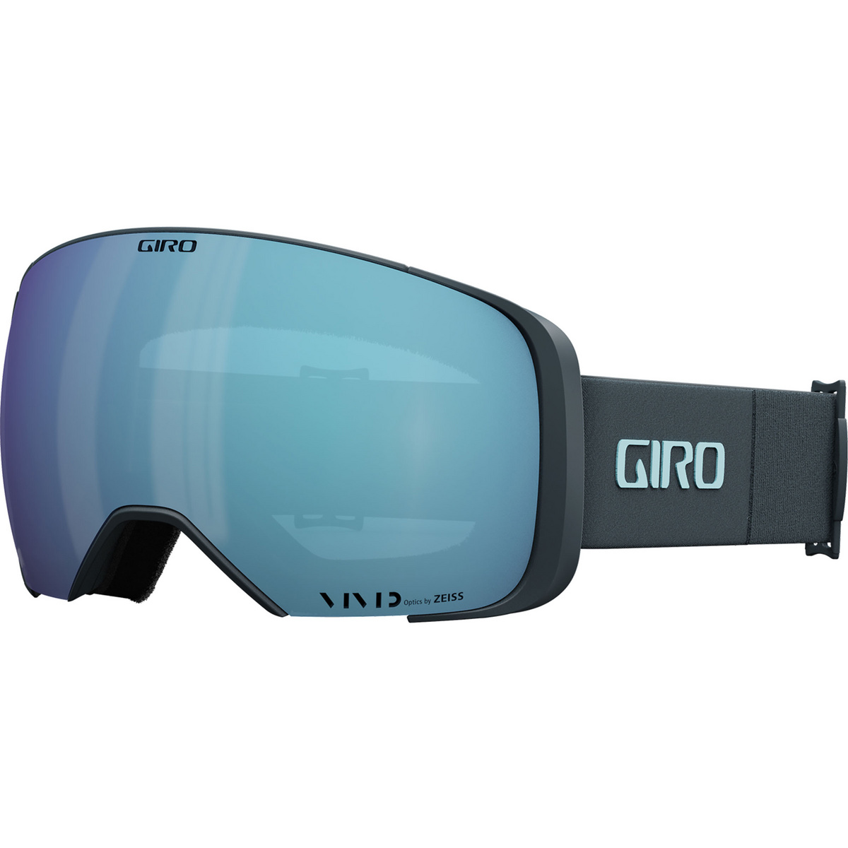 Giro Comp Skibrille (Größe One Size, grau)