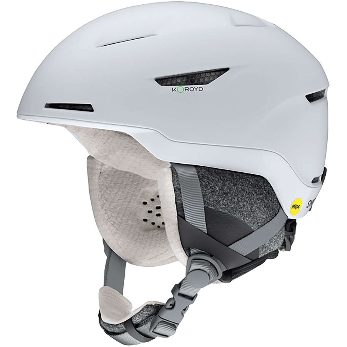 Smith Damen Vida Mips EU Skihelm (Größe 55-59CM, weiss)