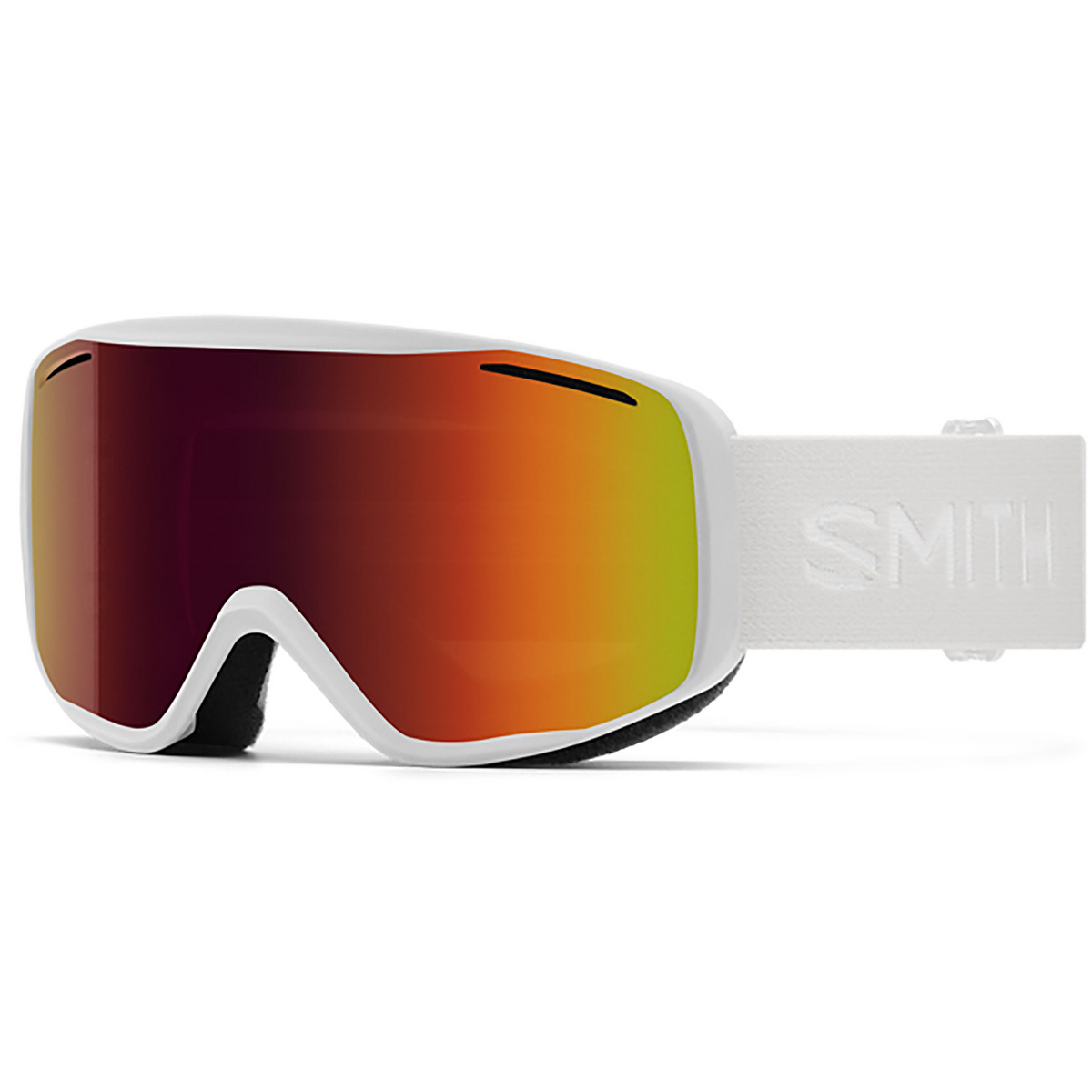 Smith Rally Skibrille (Größe One Size, weiss)