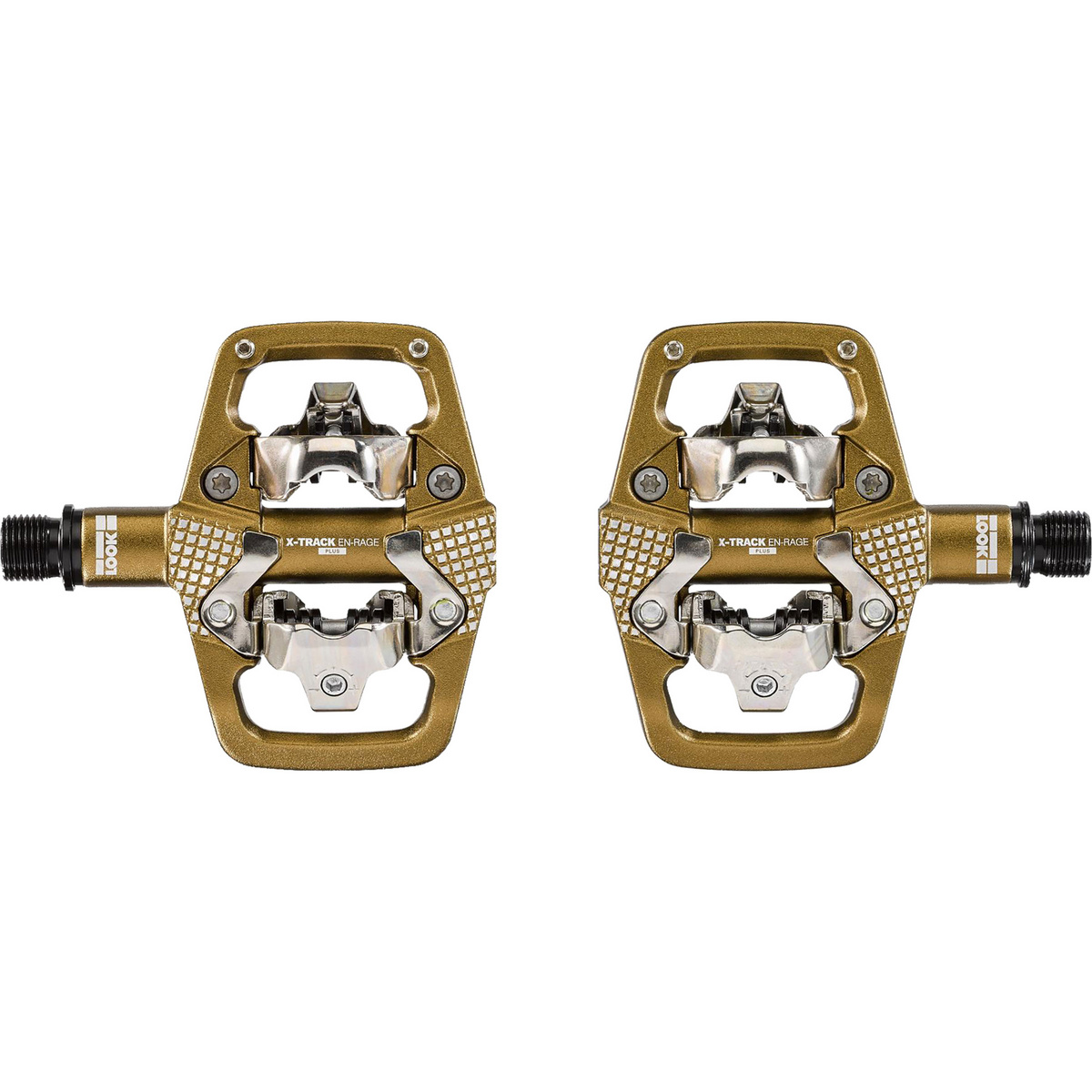 Look Pédales X-Track Enrage Plus (taille ONE SIZE, Brun)