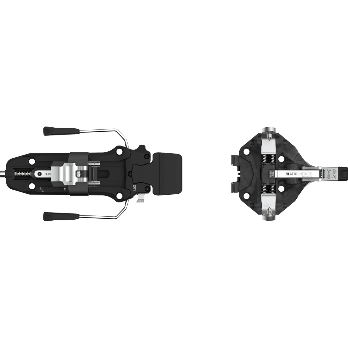 ATK Bindings V-Crest Lite Tourenbindung (Größe 102mm, schwarz)
