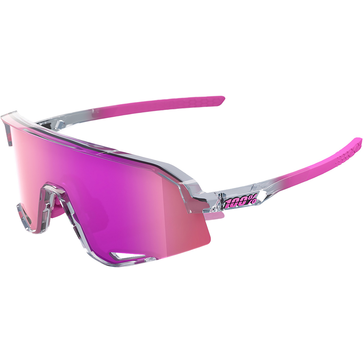 Image of 100% Occhiali sportivi con lenti a specchio multistrato Slendale