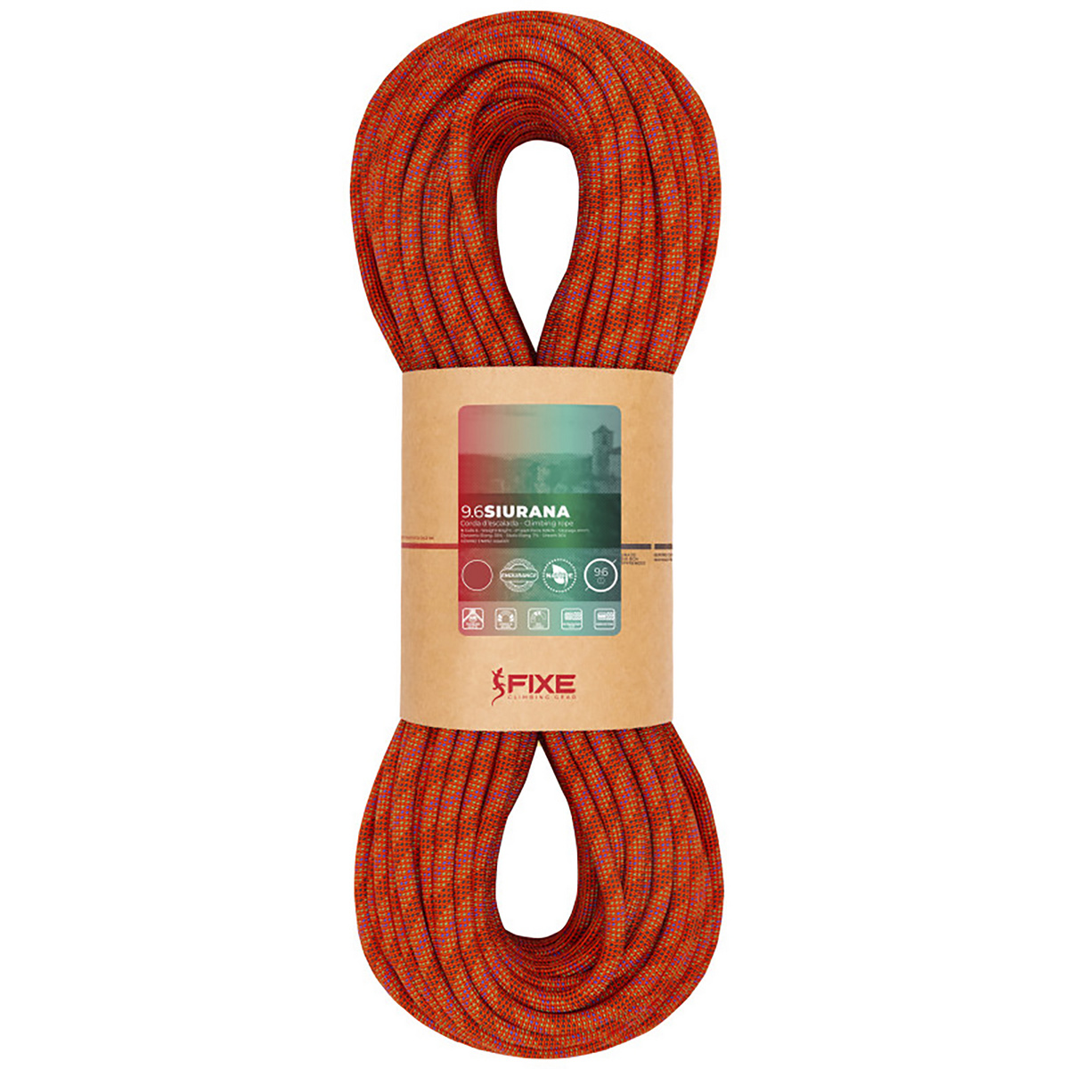 Fixe Siurana 9.6 Kletterseil (Größe 80M, rot)