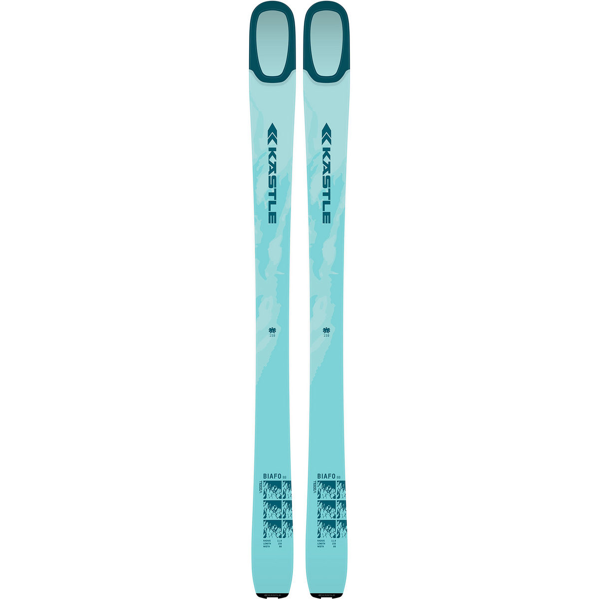 Kästle Damen Biafo 88 Tourenski 24/25 (Größe 159cm, tuerkis)
