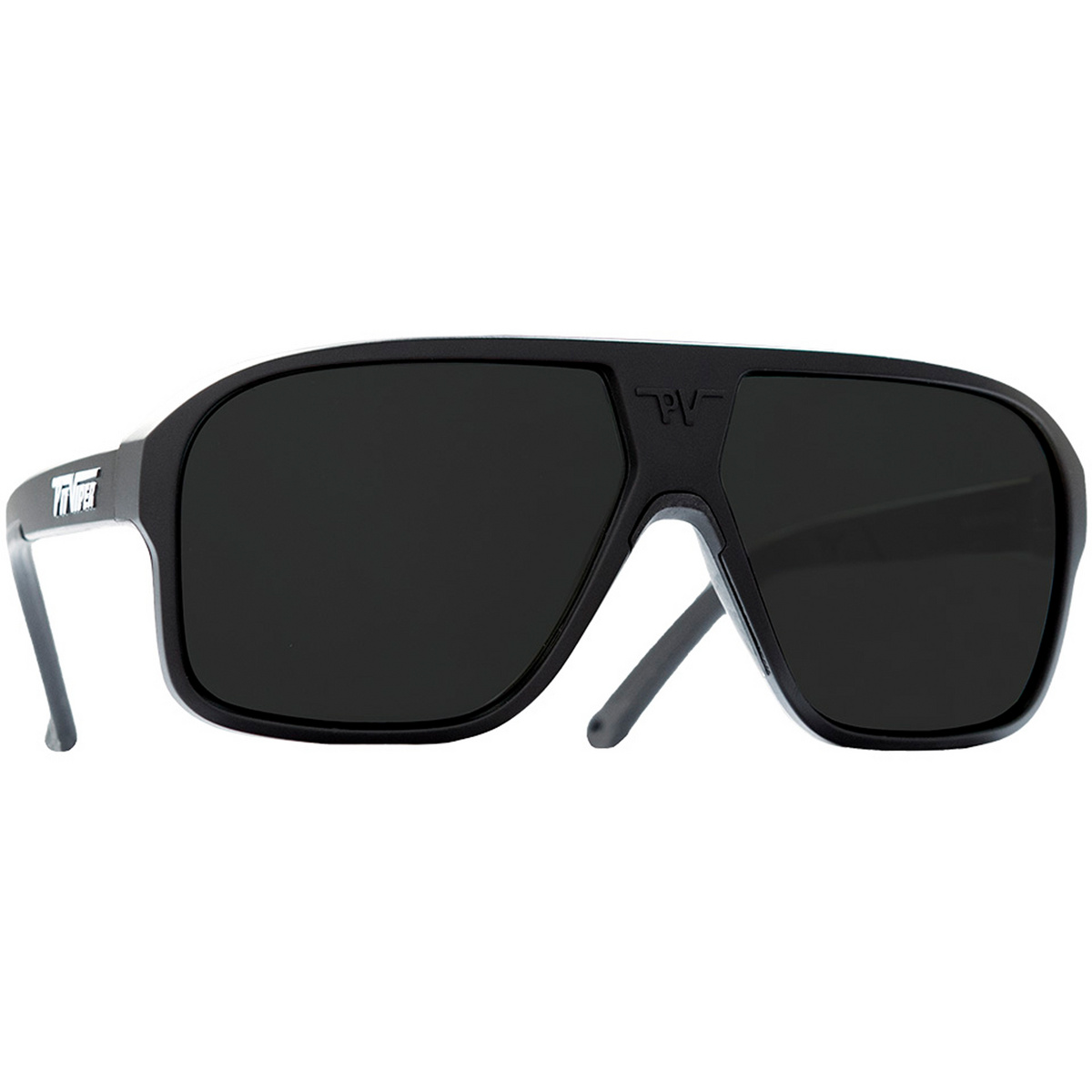 Pit Viper The Flight Optics Polarized Sportbrille (Größe REGULAR, schwarz)