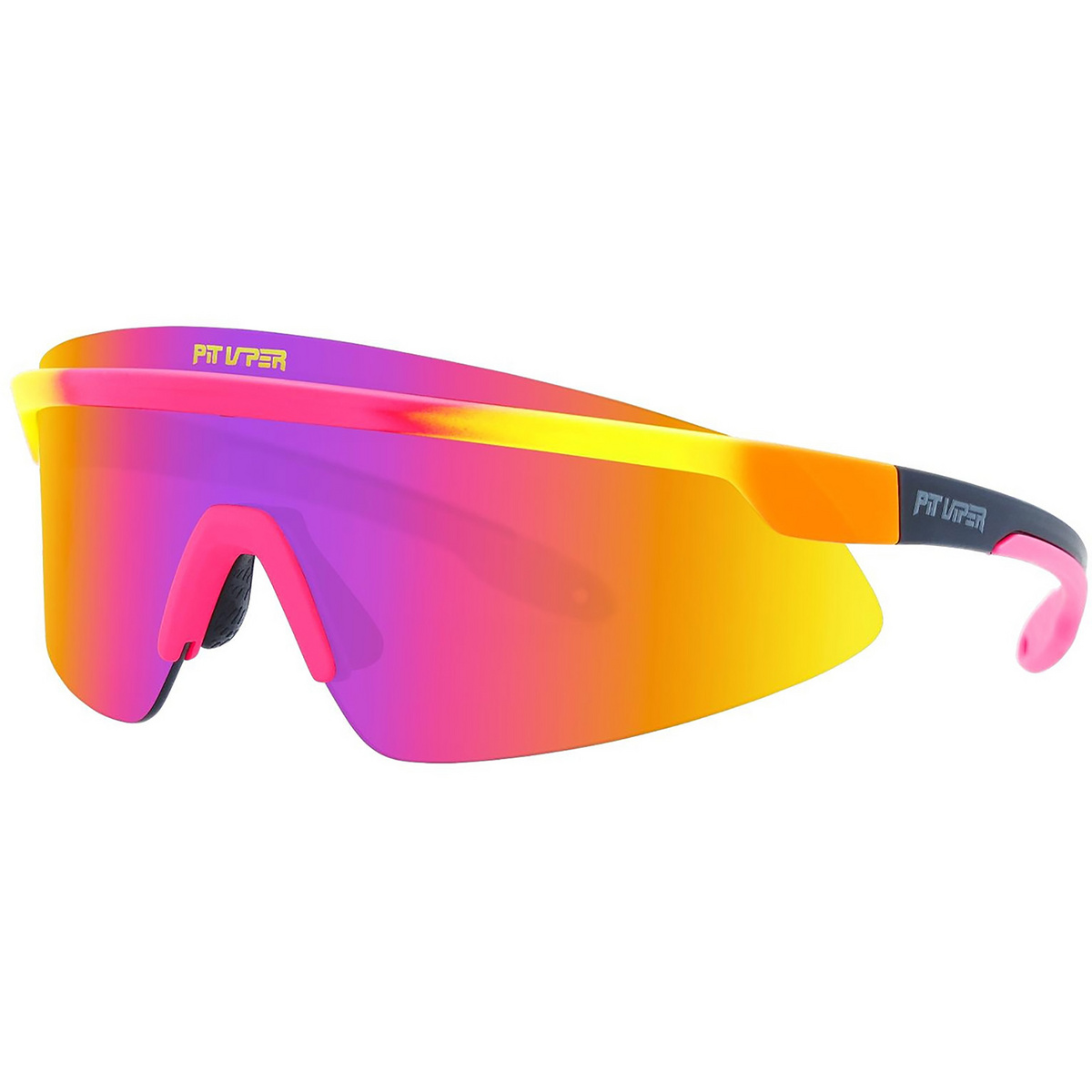 Pit Viper The Skysurfer Polarized Sportbrille (Größe REGULAR, pink)
