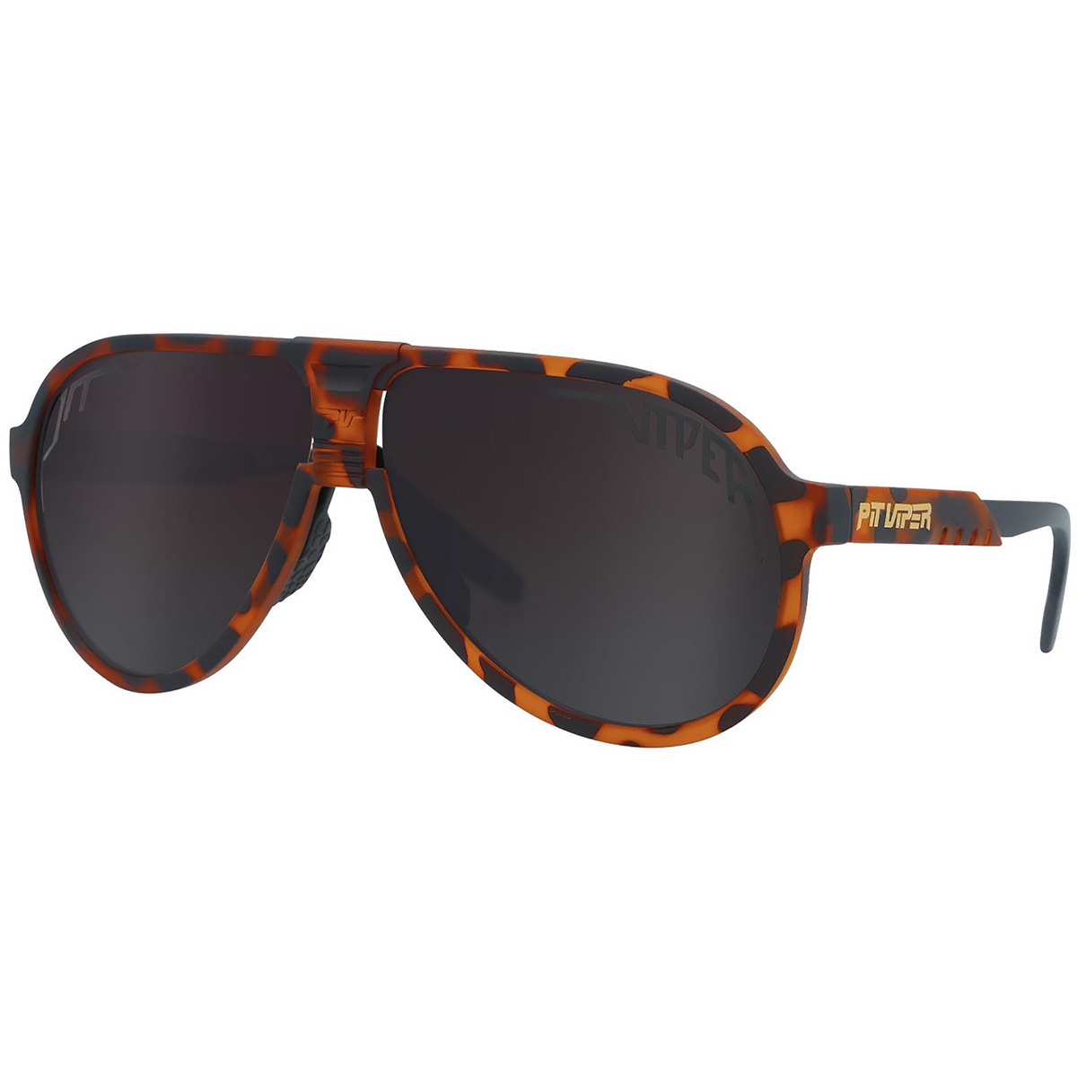 Pit Viper The Jethawk Polarized Sonnenbrille (Größe REGULAR, braun)