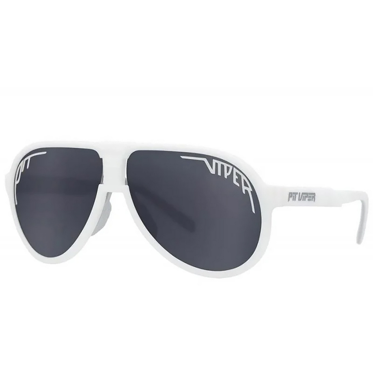 Pit Viper The Jethawk Polarized Sonnenbrille (Größe REGULAR, weiss)