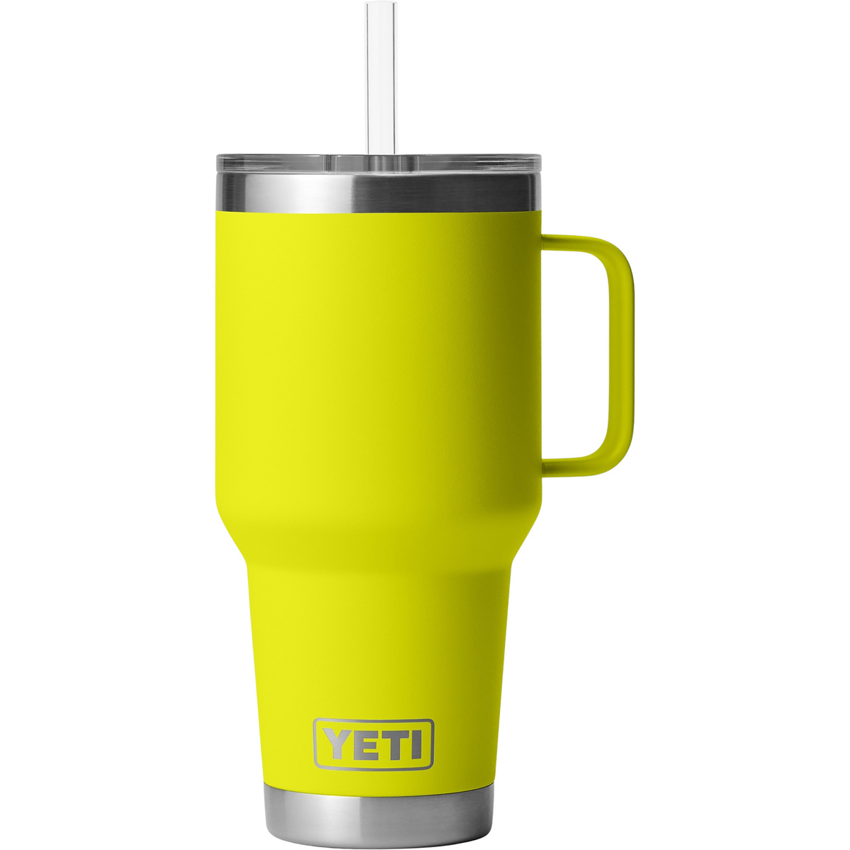 Yeti Coolers Rambler 35oz Straw Isolierbecher (Größe 1L, gelb)