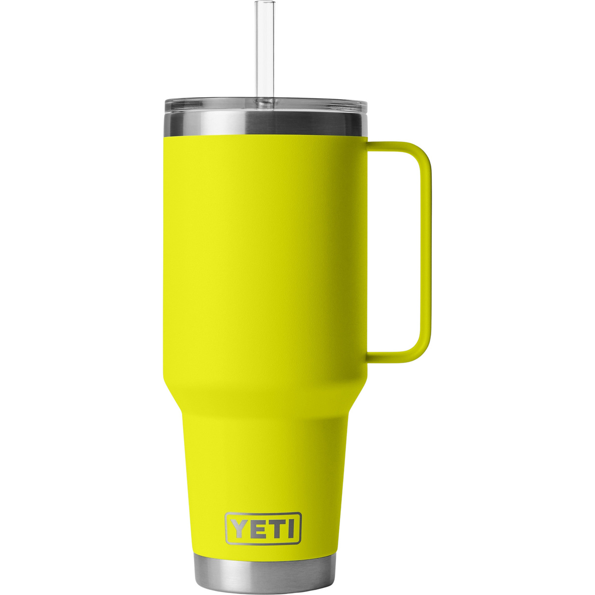 Yeti Coolers Rambler 42oz Straw Isolierbecher (Größe 1.2L, gelb)