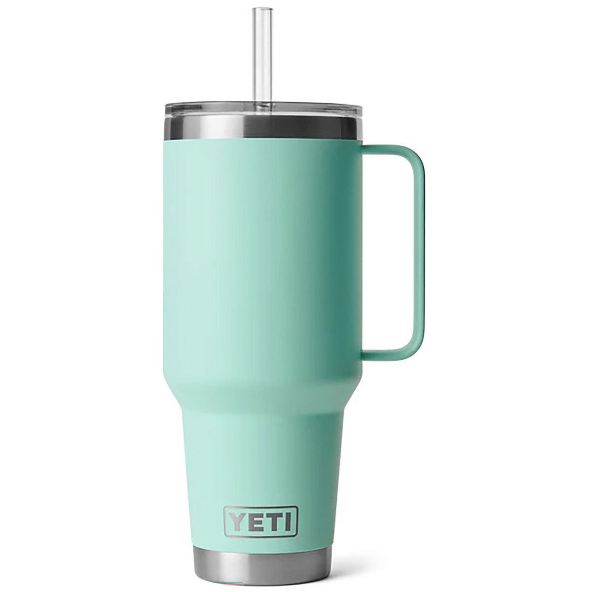 Yeti Coolers Rambler 42oz Straw Isolierbecher (Größe 1.2L, tuerkis)