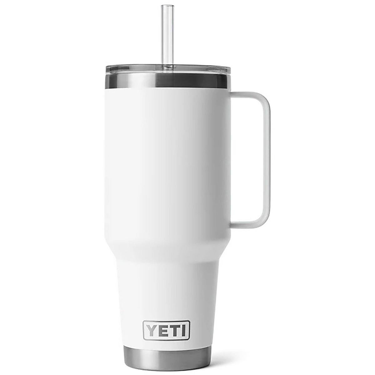 Yeti Coolers Rambler 42oz Straw Isolierbecher (Größe 1.2L, weiss)