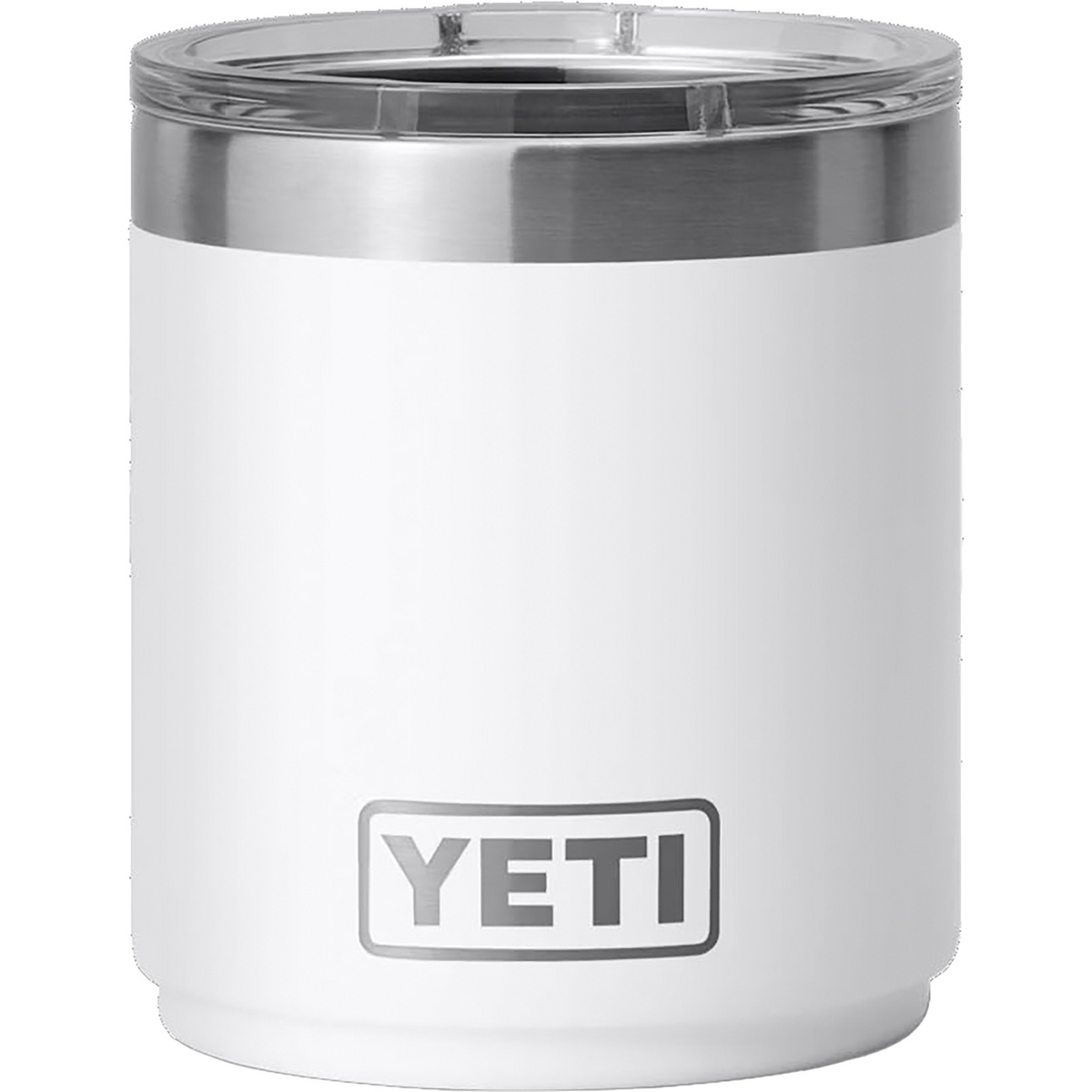 Yeti Coolers Rambler 10oz 2.0 Lowball Isolierbecher (Größe 296ml, weiss)