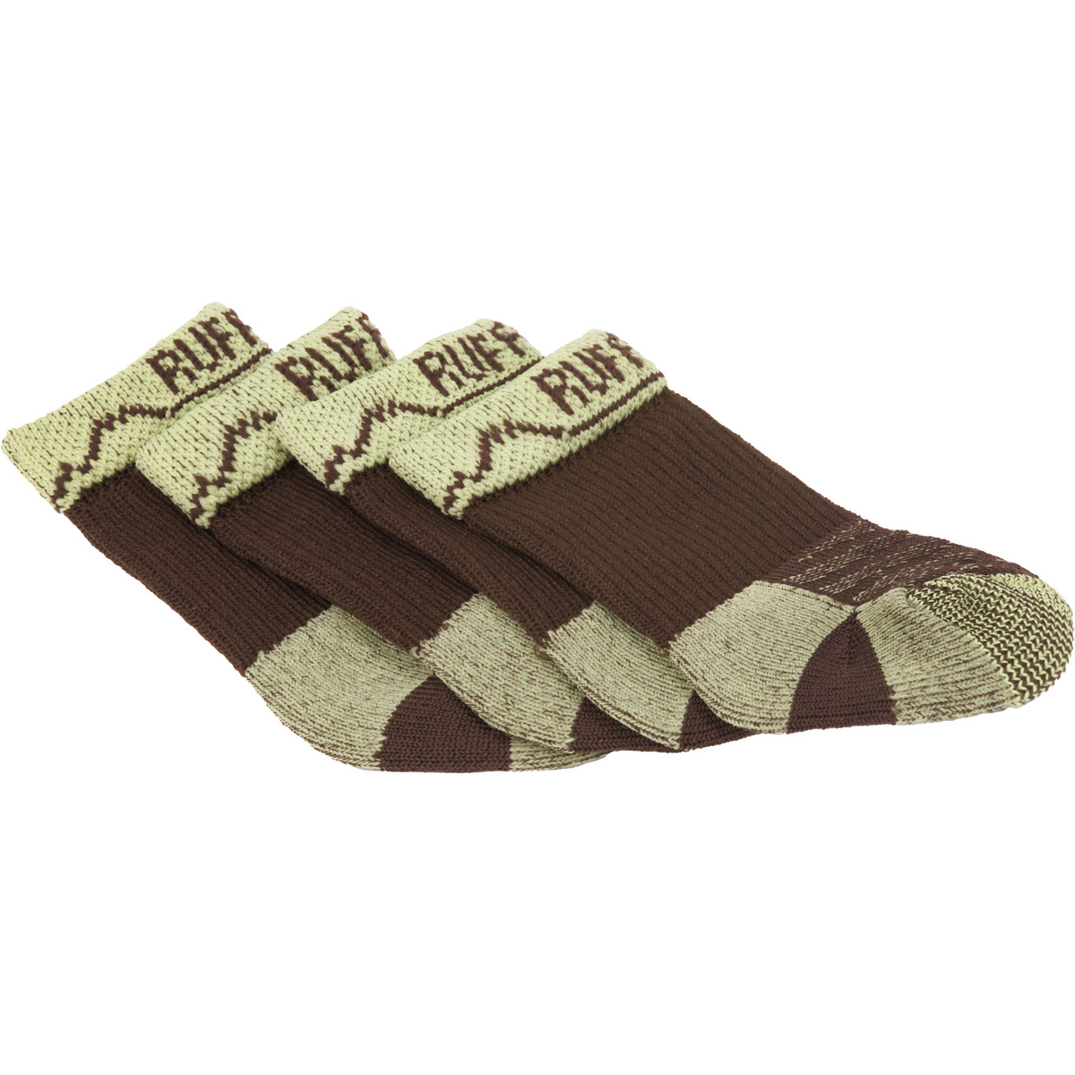 Ruffwear Chaussettes pour chiens Bark'n Boot (taille 38-44mm, Brun)