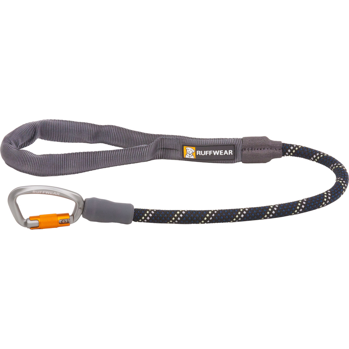 Ruffwear Knot-a-Long Hundeleine (Größe One Size, schwarz)