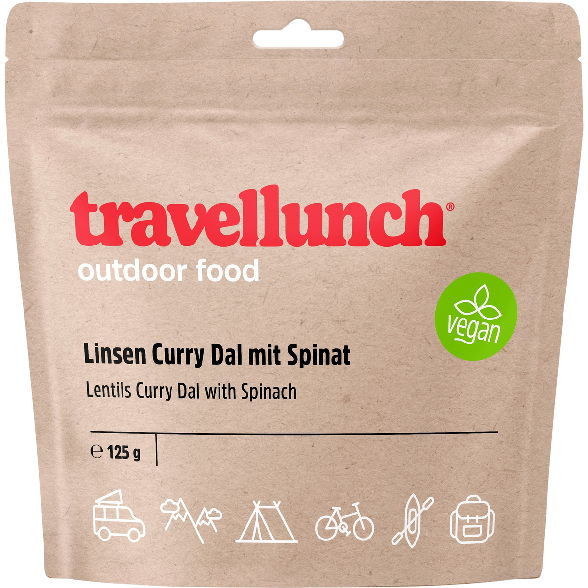 Image of Travellunch Dahl al Curry con spinaci - vegano