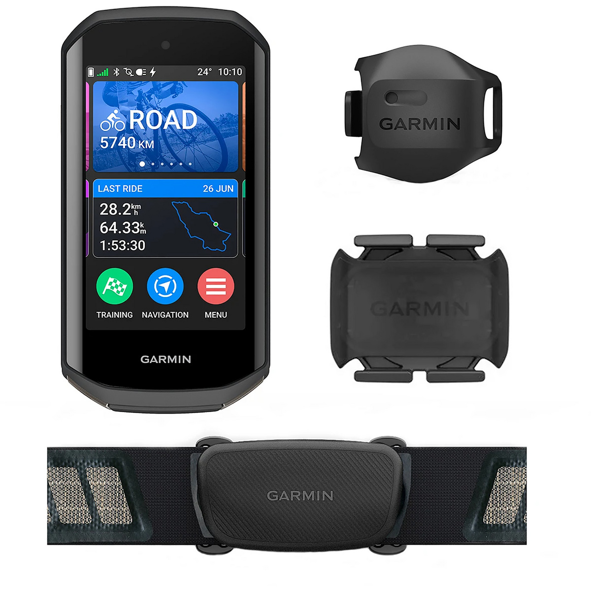 Garmin Edge 1050 Bundle Fahrradcomputer (Größe One Size, schwarz)