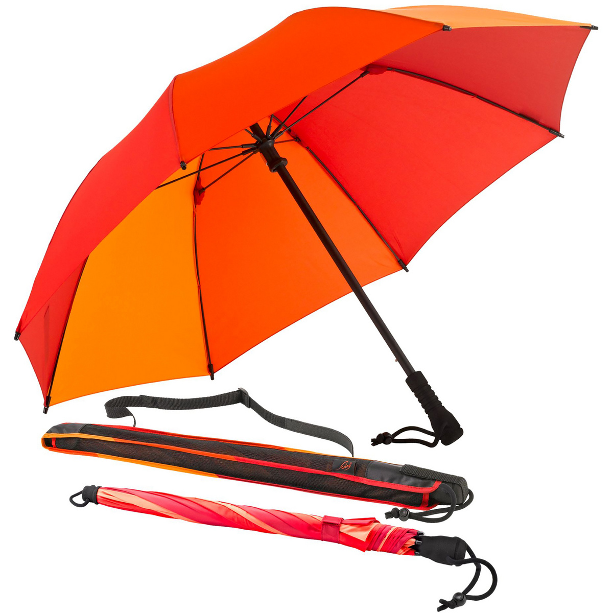 Euroschirm Swing Regenschirm (Größe One Size, rot)