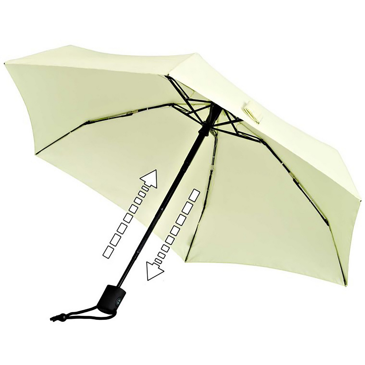 Euroschirm Dainty Automatic Regenschirm (Größe One Size, gruen)