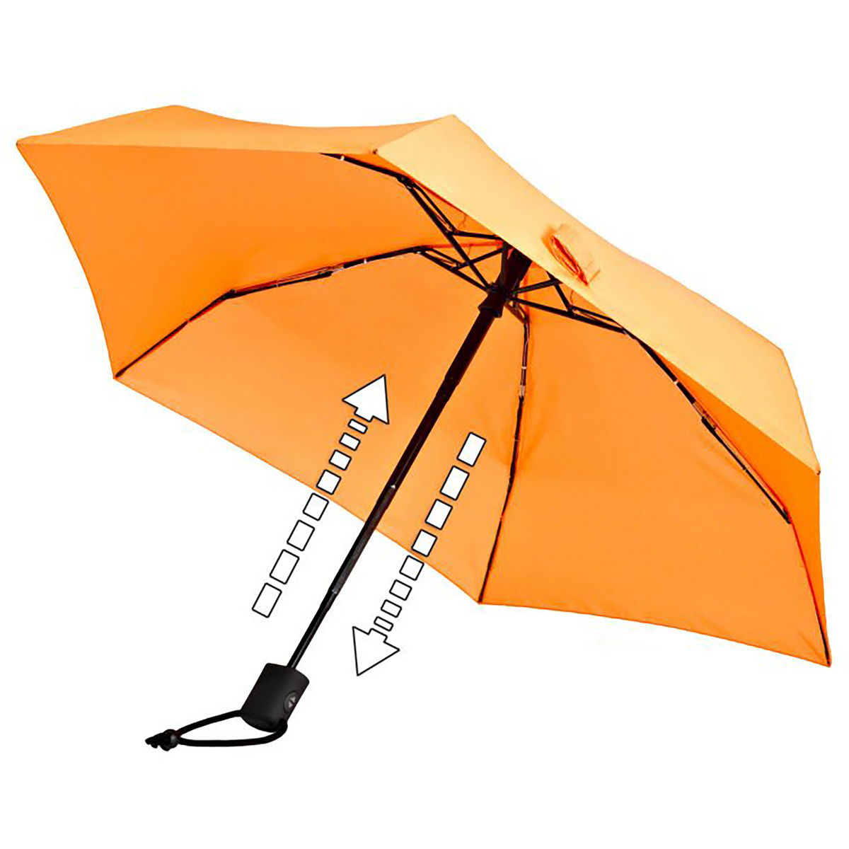 Euroschirm Dainty Automatic Regenschirm (Größe One Size, orange)