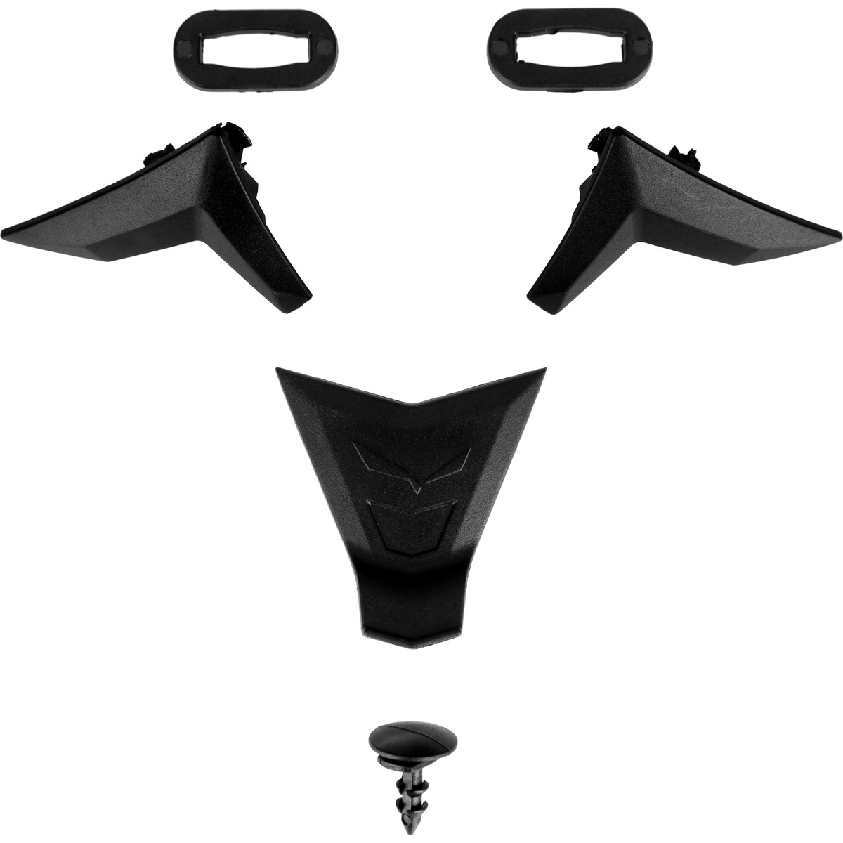 Salewa Piuma 3.0 Helm Lamp Clip (Größe ONE SIZE, schwarz)