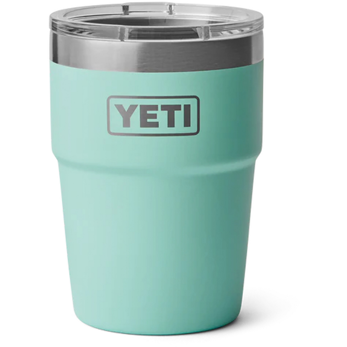 Yeti Coolers Rambler 16oz Stackable Isolierbecher (Größe 473ml, tuerkis)