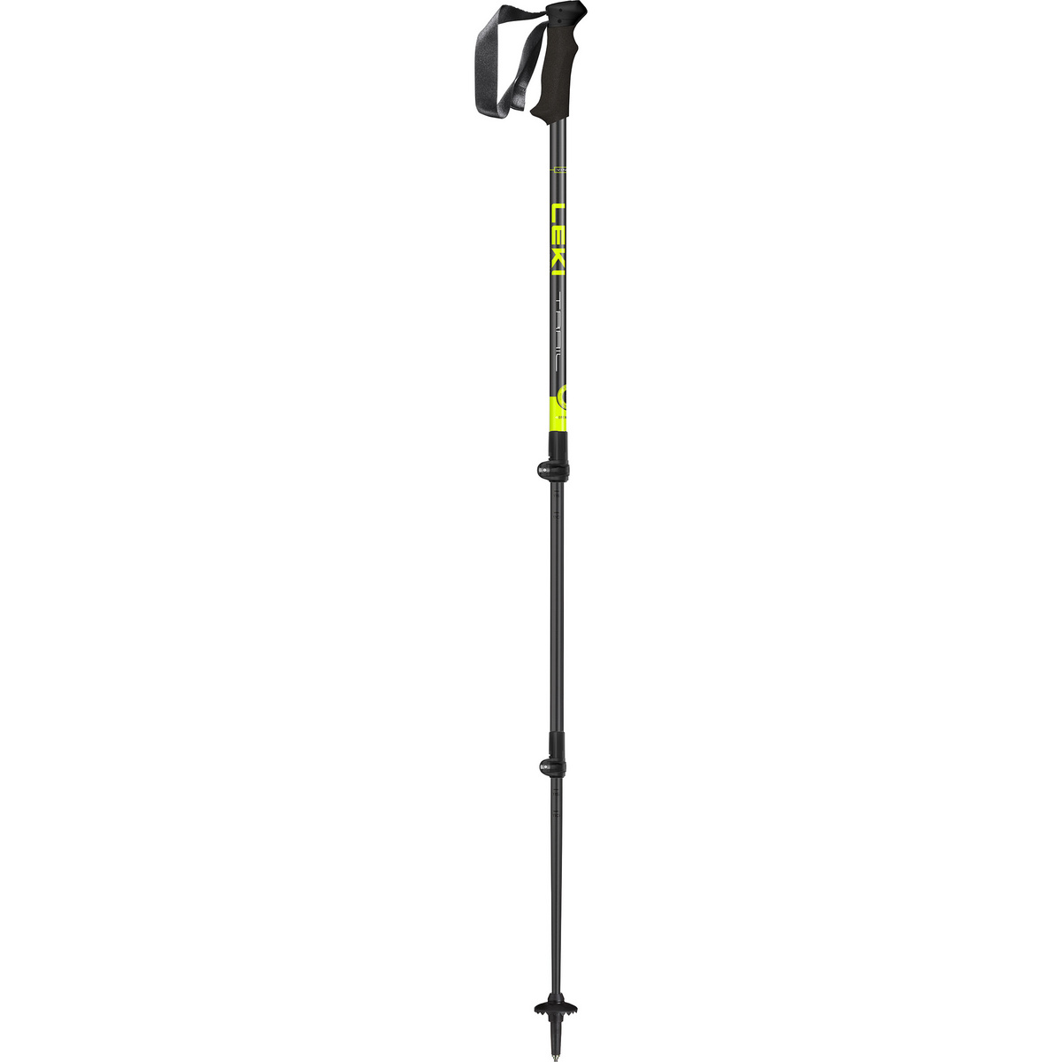 Leki Bâtons de randonnée Trail Lite (taille 100-135cm, Gris)