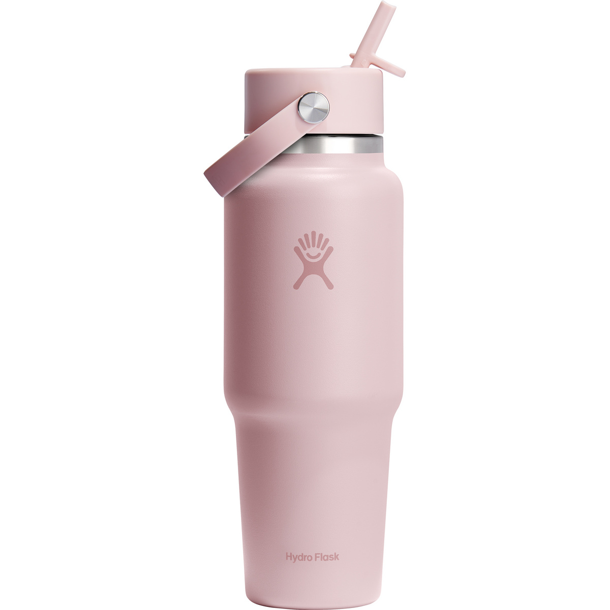 Hydro Flask 32oz Wide Flex Straw Travel Isolierflasche (Größe 0.946L, rosa)