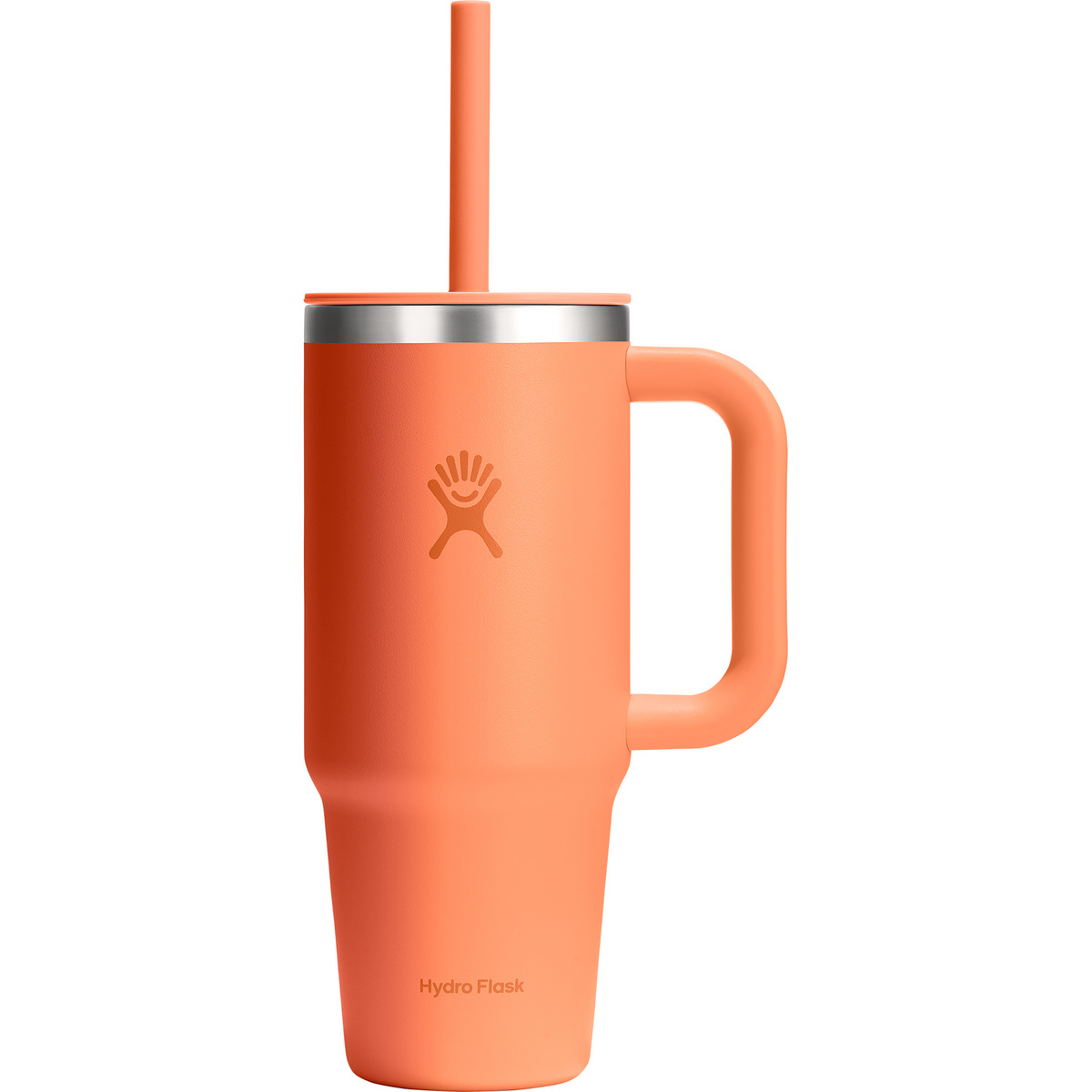 Hydro Flask 24oz All Around Travel Tumbler Isolierbecher (Größe 0.71L, orange)