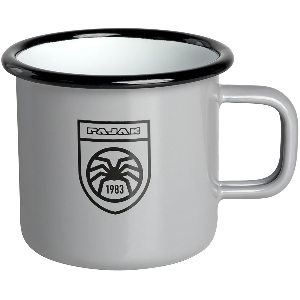 Pajak Enamel Becher (Größe 350ML, grau)