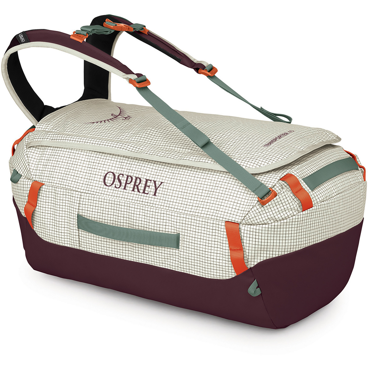 Osprey Transporter Duffel 40 Reisetasche (Größe 40L, weiss)