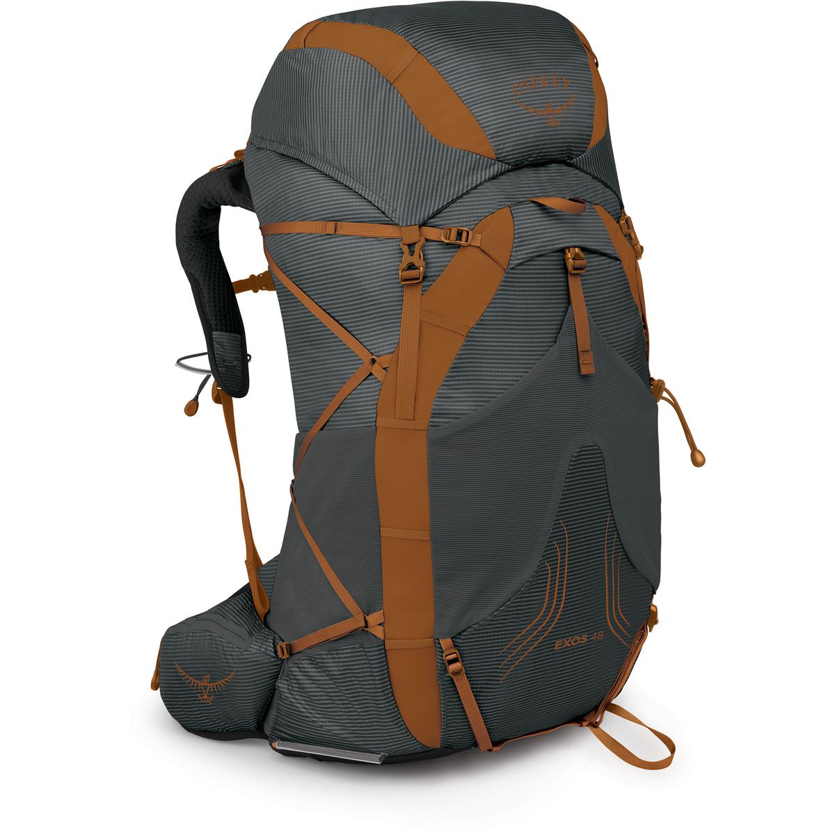 Osprey Herren Exos 48 Rucksack (Größe 48L | S-M, grau)