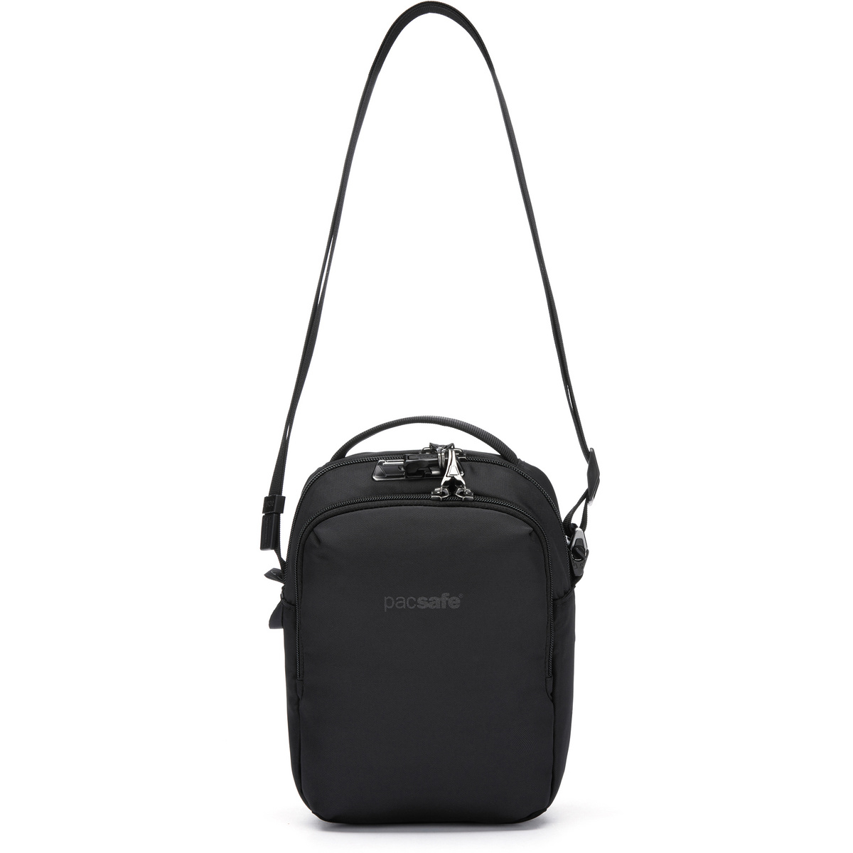 Pacsafe Borsa a tracolla Companion (Taglia 5L, Nero)