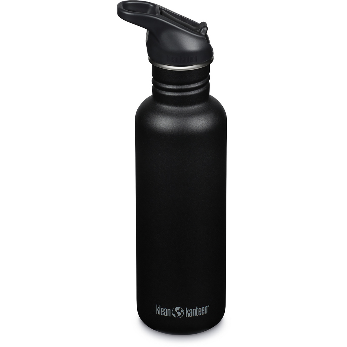 Klean Kanteen Classic Flip Sport Trinkflasche (Größe 0.8L, schwarz)