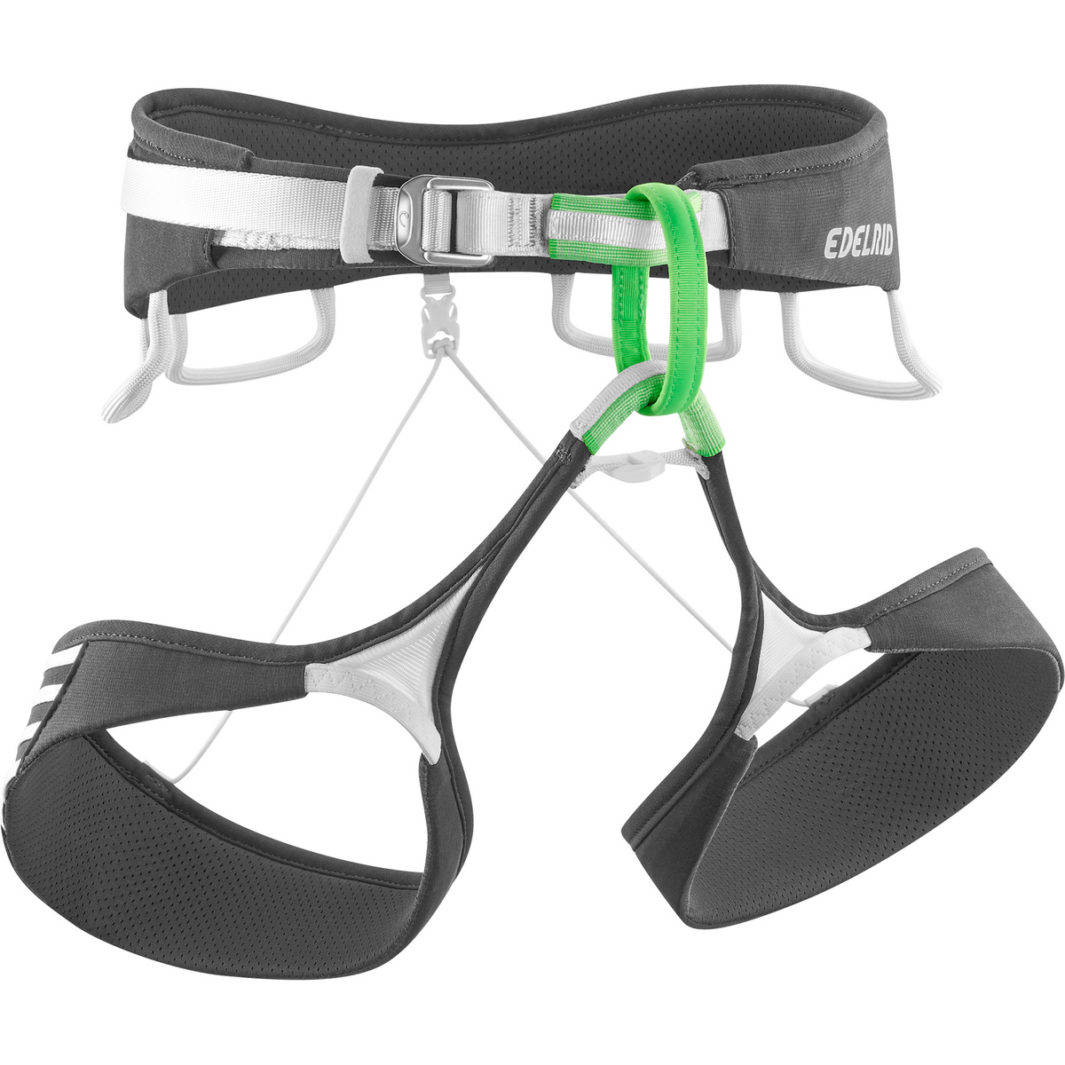 Edelrid Imbracatura da arrampicata Ace III (Taglia 67-78cm, Nero)