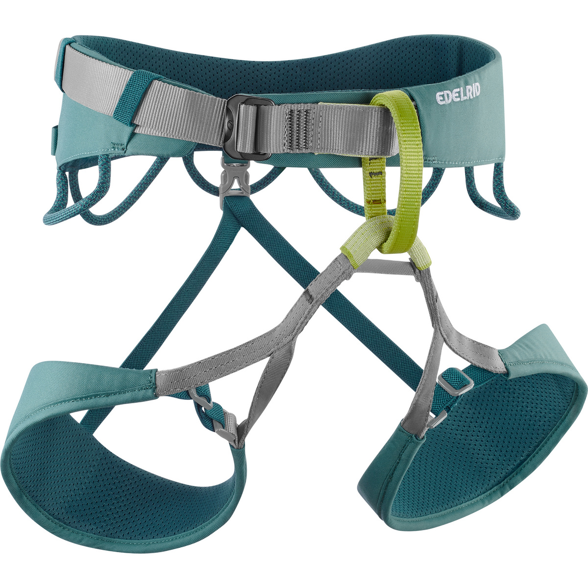 Edelrid Baudrier d’escalade Miro (taille 85-100cm, Gris)
