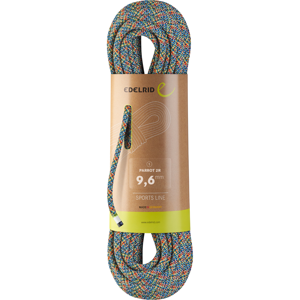 Edelrid Parrot 2R 9.6 Kletterseil (Größe 70M, mehrfarbig)