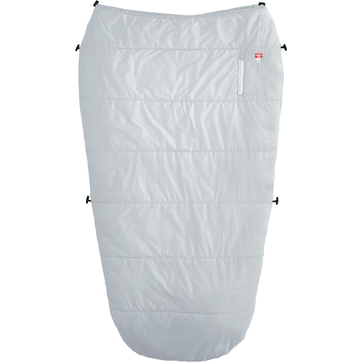 Grüezi Bag Coperta Feater - The Feet Heater Light (Taglia ONE SIZE, Grigio)