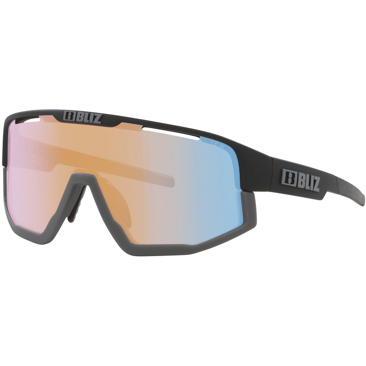 Bliz Fusion Small Nano Optics Nordic Sportbrille (Größe One Size, schwarz)